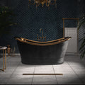 Hammered Copper Freestanding Bathtub – Handcrafted