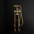 English-Style Brass Tub Filler – Deck-Mounted