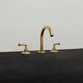 Golden Arch Bathroom Faucet – Modern Brass Gooseneck