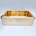 Unlacquered Brass Farmhouse Sink – 30" Apron Front