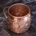 Hammered Pure Copper Mug – Personalized Engraving Available