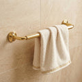 Unlacquered Brass Traditional Towel Bar – 12″ or 24″