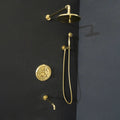 Solid Brass Thermostatic Shower System – Rain Head & Handheld