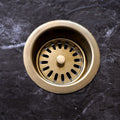 Solid Brass Garbage Disposal Flange – Removable Basket Strainer
