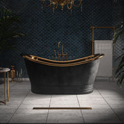 Hammered Copper Freestanding Bathtub – Handcrafted