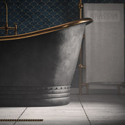 Hammered Copper Freestanding Bathtub – Handcrafted