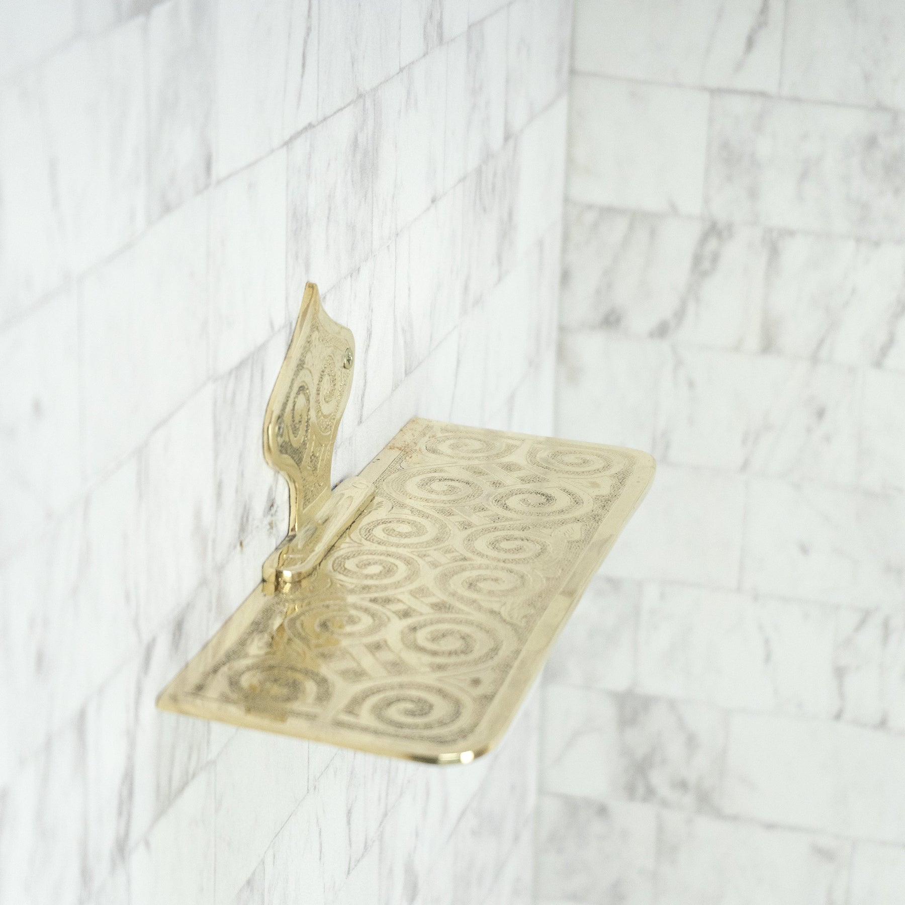 Unlacquered Brass Wall Shelf – Allure