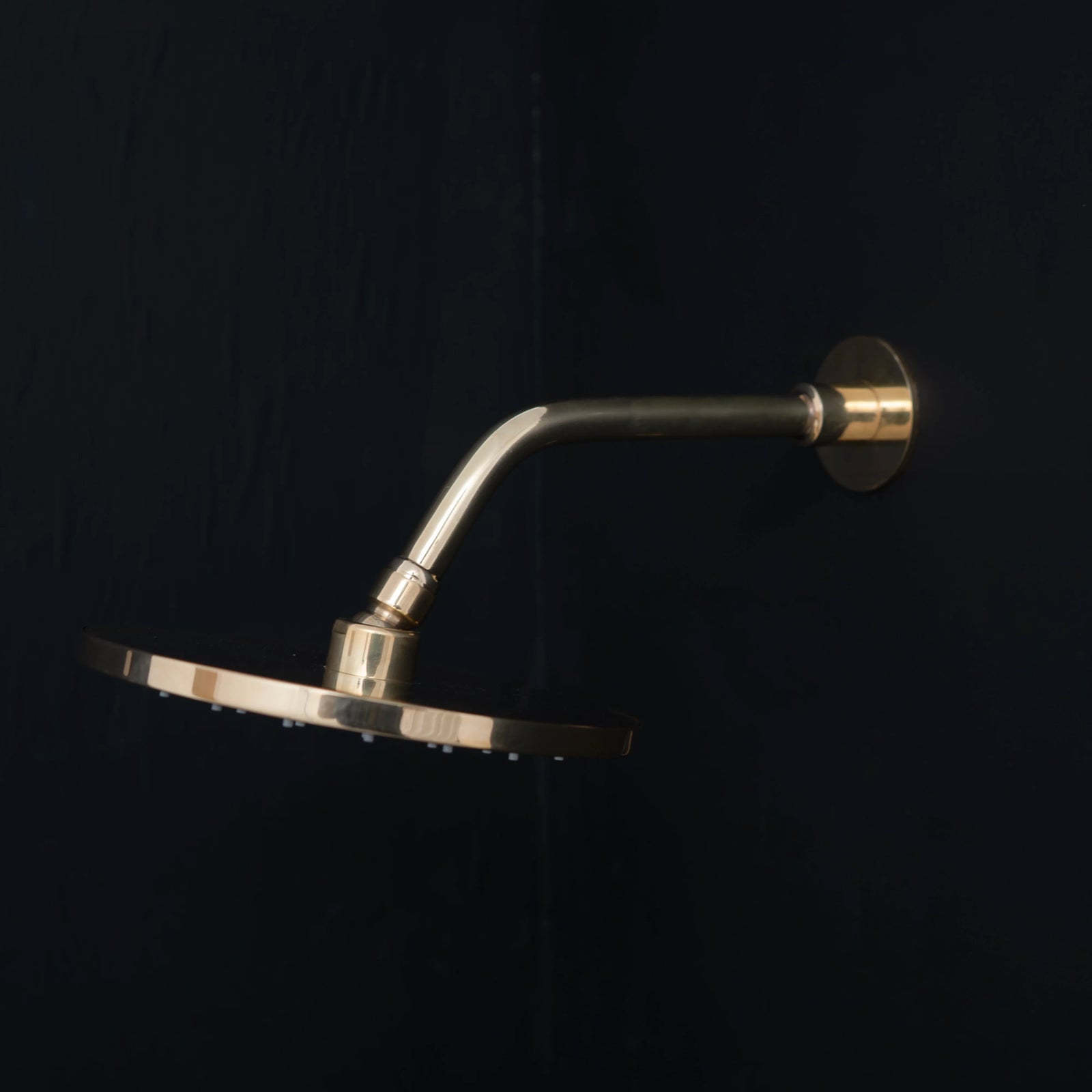 Unlacquered Brass Shower System – Rain Head with Handheld