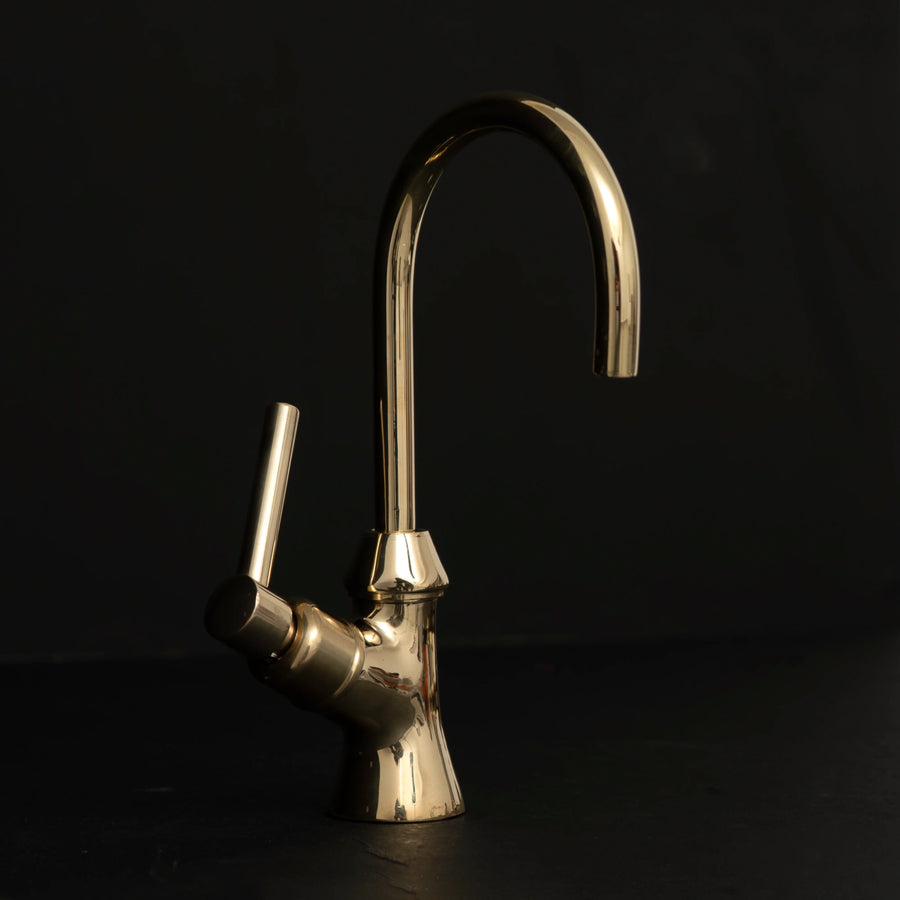 Unlacquered Brass Drinking Water Tap – Kitchen Deck Mount
