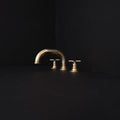 Unlacquered Brass Deck-Mounted Sink Faucet – Single Lever
