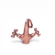 Antique Copper Vanity Faucet – Deck-Mounted Single-Hole