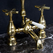 Unlacquered Brass Tub Filler – Statement Bath Fixture