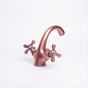 Antique Copper Vanity Faucet – Deck-Mounted Single-Hole
