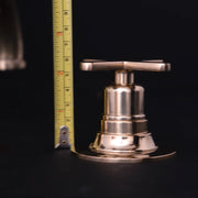 Unlacquered Brass Deck-Mounted Sink Faucet – Single Lever