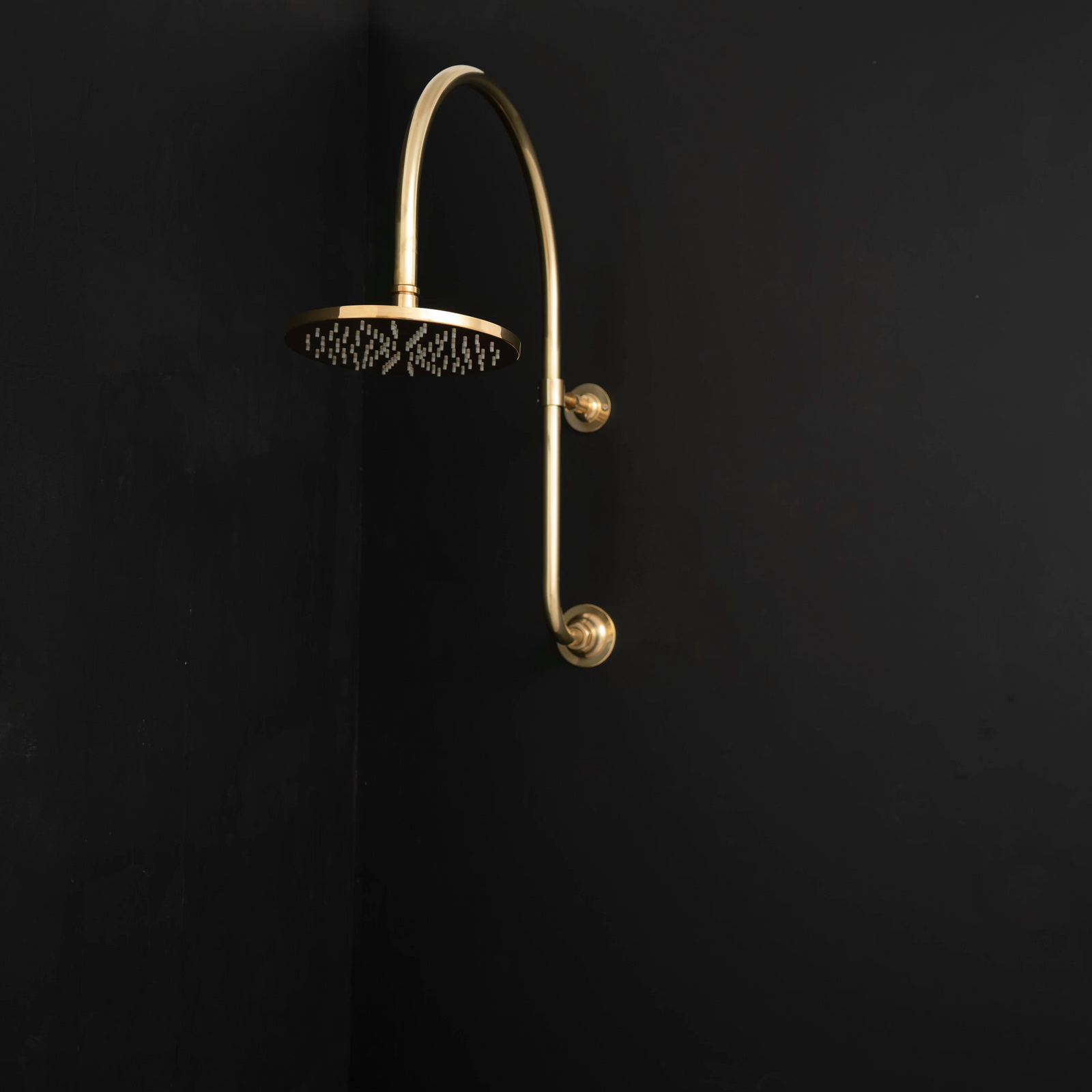Unlacquered Brass Ceiling-Mount Shower System – Mireleft