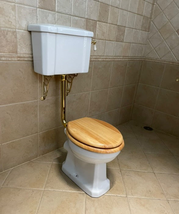 Unlacquered Brass Bathroom Hardware Suite – Mykonos