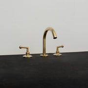 Golden Arch Bathroom Faucet – Modern Brass Gooseneck