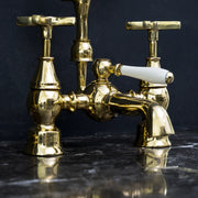 Unlacquered Brass Tub Filler – Statement Bath Fixture