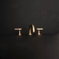 Unlacquered Brass Three-Hole Bath Tap – Deck-Mounted