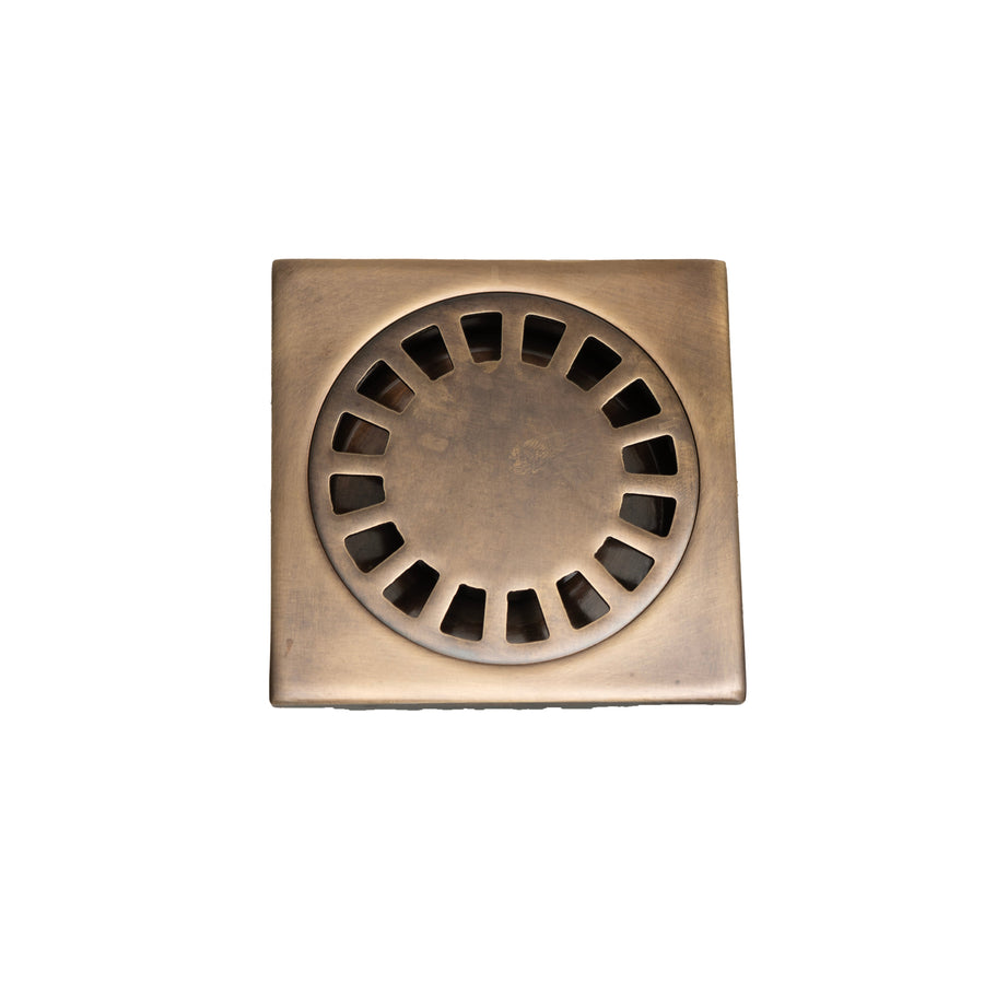 Oil-Rubbed Bronze Floor Drain – Solid Brass Cover