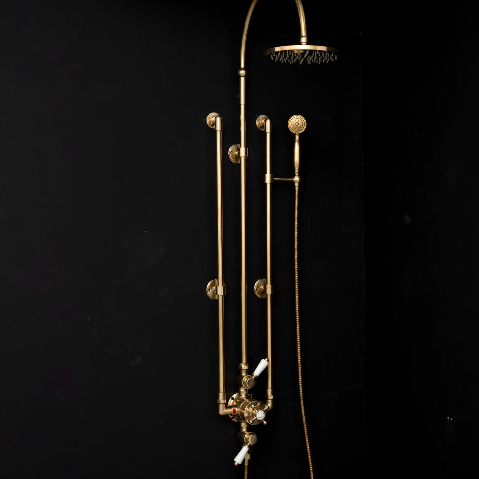 Bespoke Thermostatic Shower System – Solid Brass, Made to Order