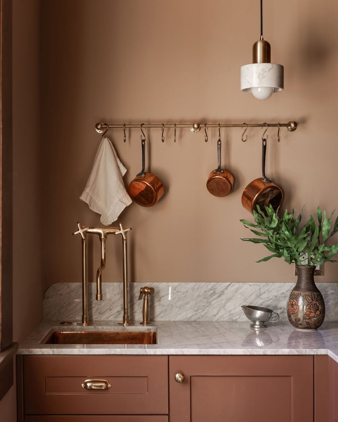 The Down Zed – Downward-Spout Brass Kitchen Faucet