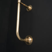 Handcrafted Solid Brass Shower Head & Handheld Slide-Rail Set