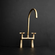 Verve Bridge Kitchen Faucet – Dynamic Brass Design, Lever Handles