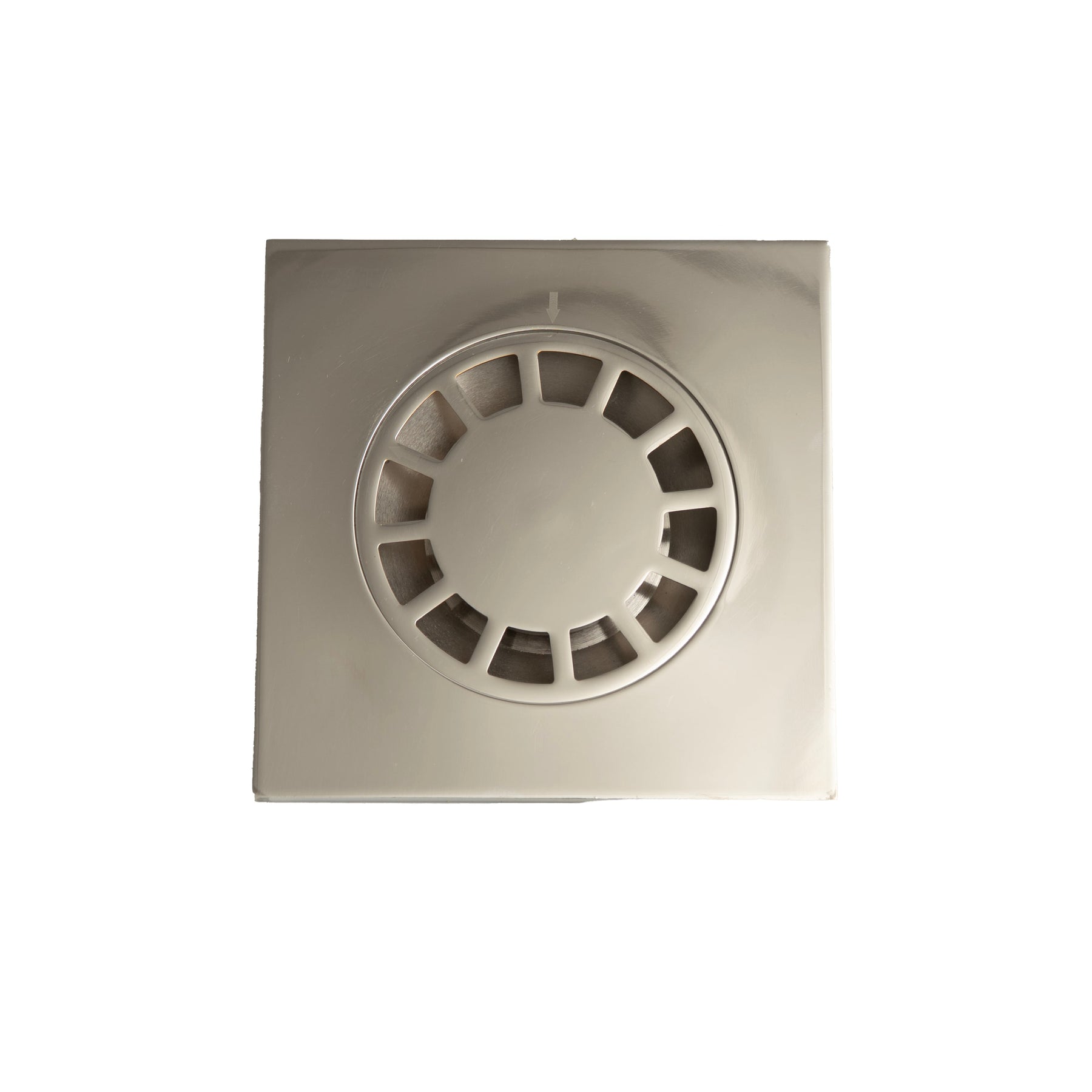 Polished Nickel Floor Drain – Solid Brass Cover