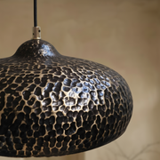 Hammered Brass Dome Pendant Light – Kitchen & Dining Fixture