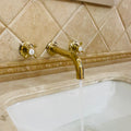 Unlacquered Brass Wall-Mount Faucet – Arcadia