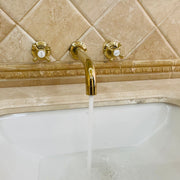 Unlacquered Brass Wall-Mount Faucet – Arcadia