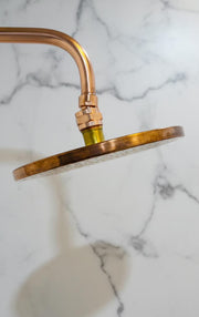 Handmade Copper Shower System – Luxury Rainfall Fixture