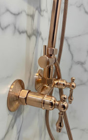 Handmade Copper Shower System – Luxury Rainfall Fixture