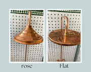 Unlacquered Copper Outdoor Shower – Handmade Showerhead