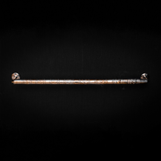 Unlacquered Brass Towel Bar – Solid Brass Rosettes
