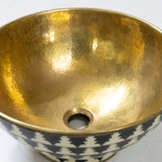 Hammered Copper Vessel Sink – Bathroom Basin