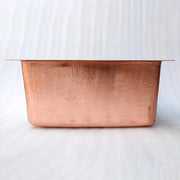 Hammered Copper Kitchen Island Sink