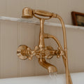 Unlacquered Brass Freestanding Tub Filler – London