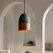Green Patina Copper Pendant – Vintage Dining & Bar Light