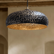 Hammered Brass Dome Pendant Light – Kitchen & Dining Fixture