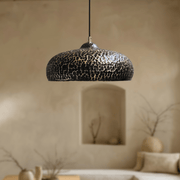 Hammered Brass Dome Pendant Light – Kitchen & Dining Fixture