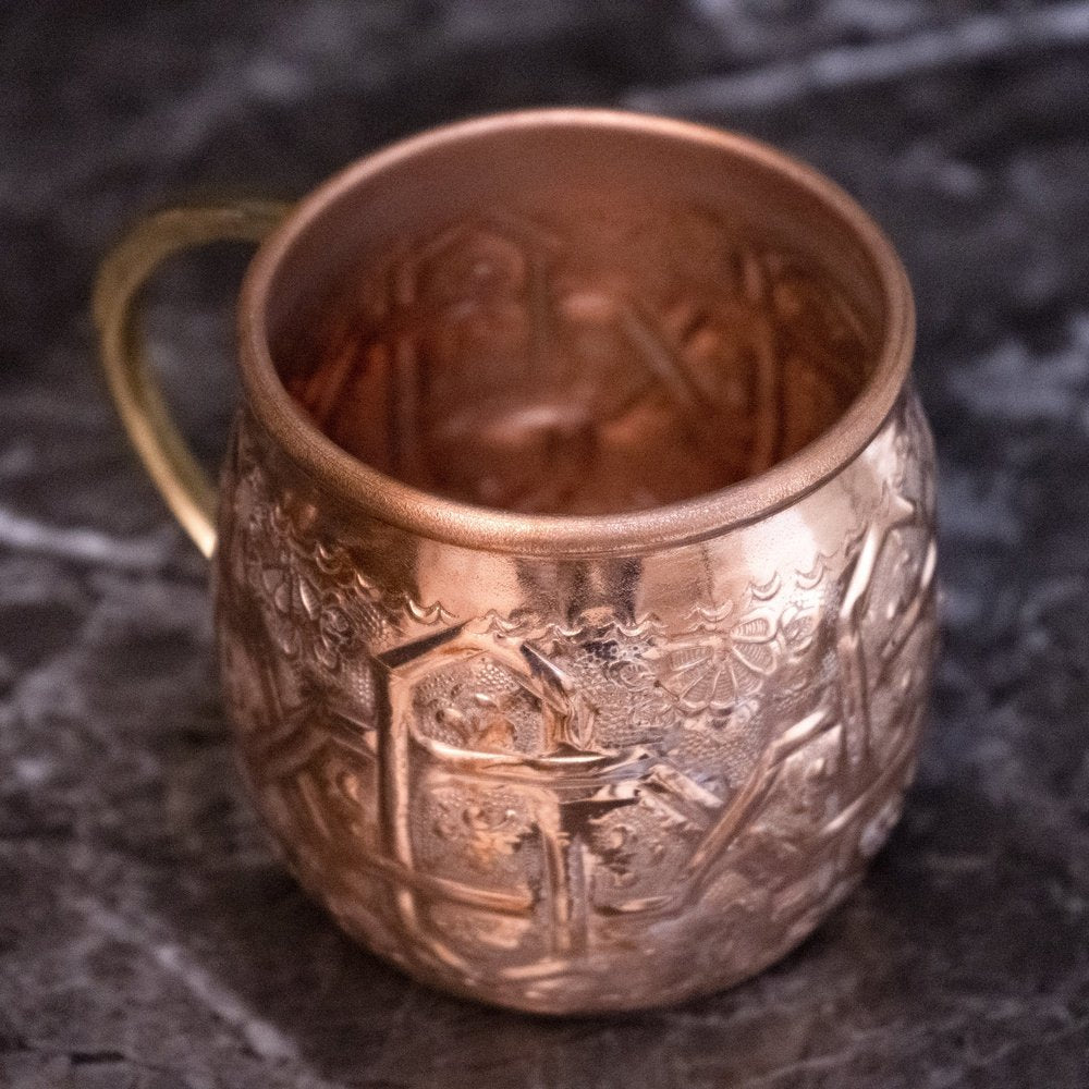 Hammered Pure Copper Mug – Personalized Engraving Available