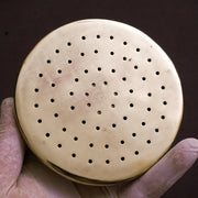 Handcrafted Solid Brass Rain Shower Head – Indoor & Outdoor