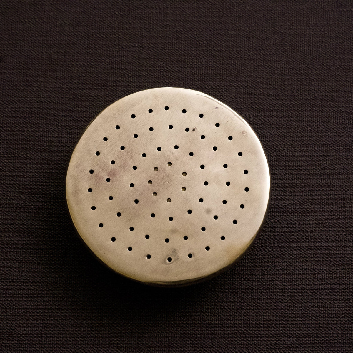 Handcrafted Solid Brass Rain Shower Head - Indoor & Outdoor - close-up detail