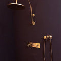 Handcrafted Solid Brass Shower Head & Handheld Slide-Rail Set