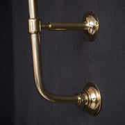 Unlacquered Brass Shower System – Rain Head with Shower Arm