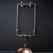 Handcrafted Wall-Mounted Sink Faucet – Exposed Supply Lines