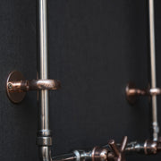 Handcrafted Wall-Mounted Sink Faucet – Exposed Supply Lines