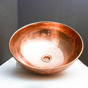 Infinity Copper Sink – Handmade Hammered Vessel Sink